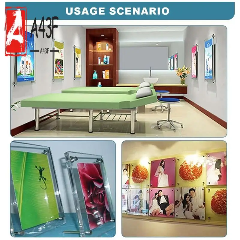 A43F-3/4 Dia X 1Inch(19X25mm) Standoff Screws Wall Mount Sign Holders Acrylic Glass Nails 8PCS
A43F-3/4 Dia X 1Inch(19X25mm) Standoff Screws Wall Mount Sign Holders Acrylic Glass Nails 8PCS