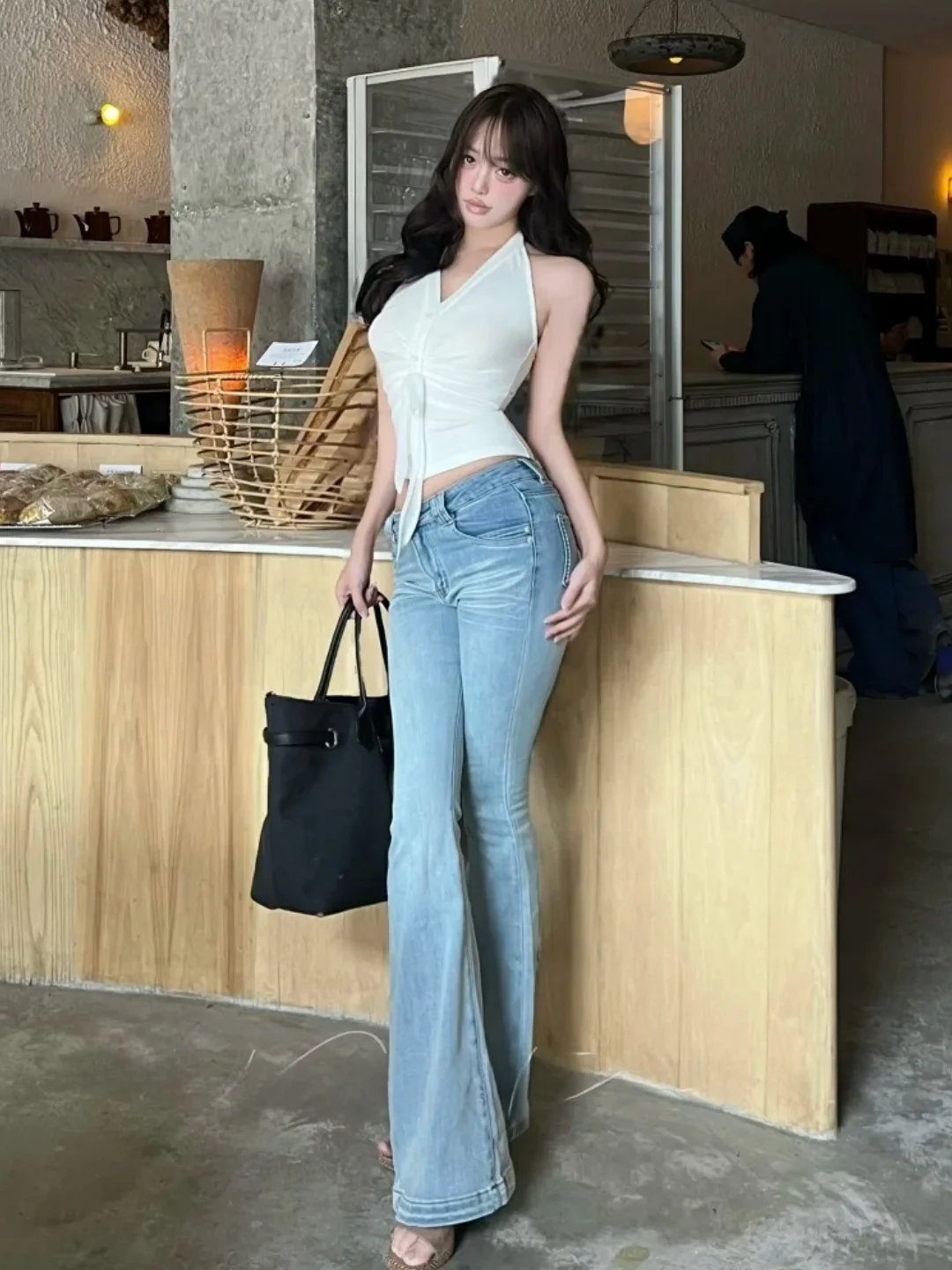 High Waist Slimming Jeans High Rise Bootcut Denim Pants Tummy Control Long Leggings for Women Washed Effect Casual Wear
High Waist Slimming Jeans High Rise Bootcut Denim Pants Tummy Control Long Leggings for Women Washed Effect Casual Wear
