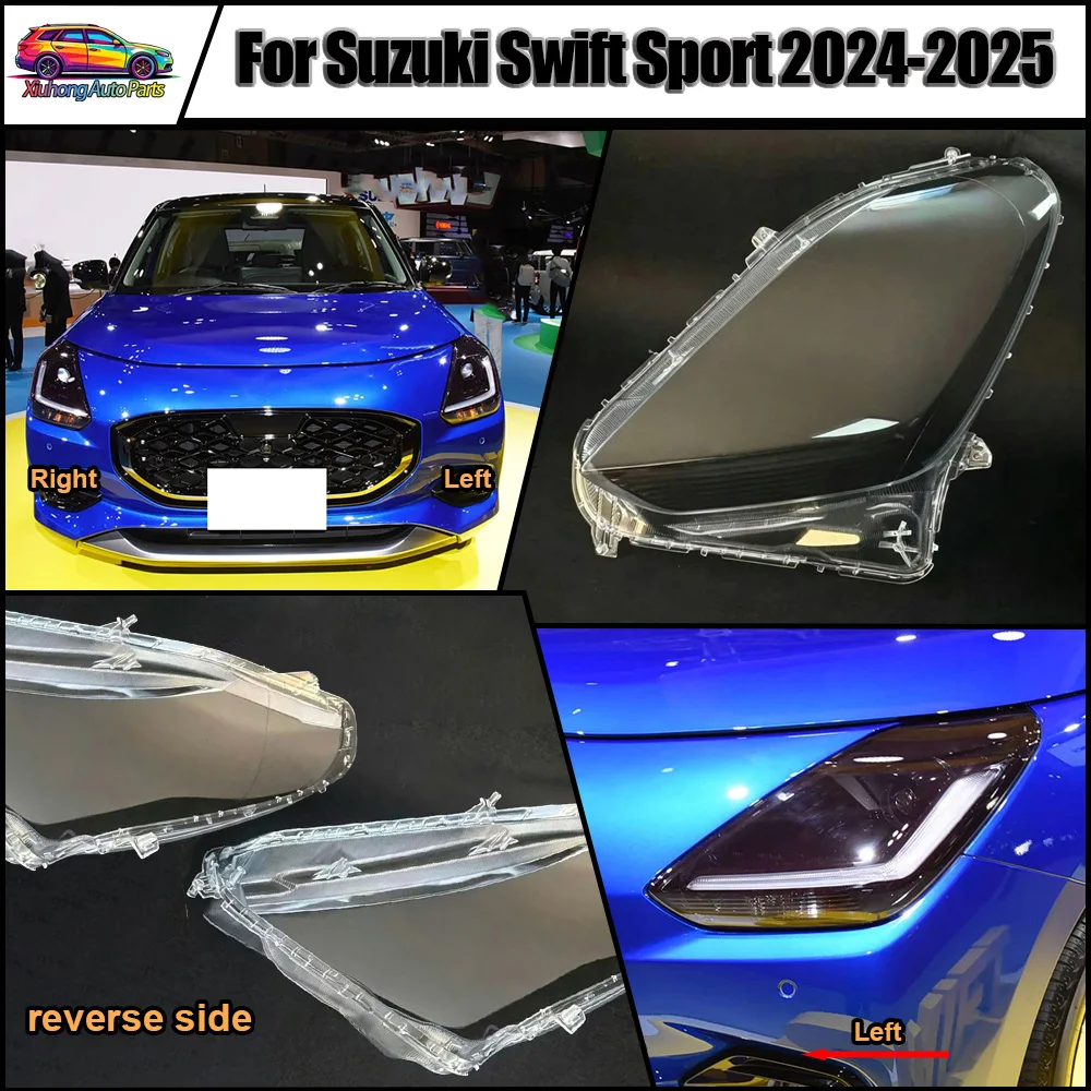 For Suzuki 2024---2025 Swift Sport Headlight Cover Transparent Headlamp Lamp Shell Lens Replace Original Lampshade Plexiglass
For Suzuki 2024---2025 Swift Sport Headlight Cover Transparent Headlamp Lamp Shell Lens Replace Original Lampshade Plexiglass