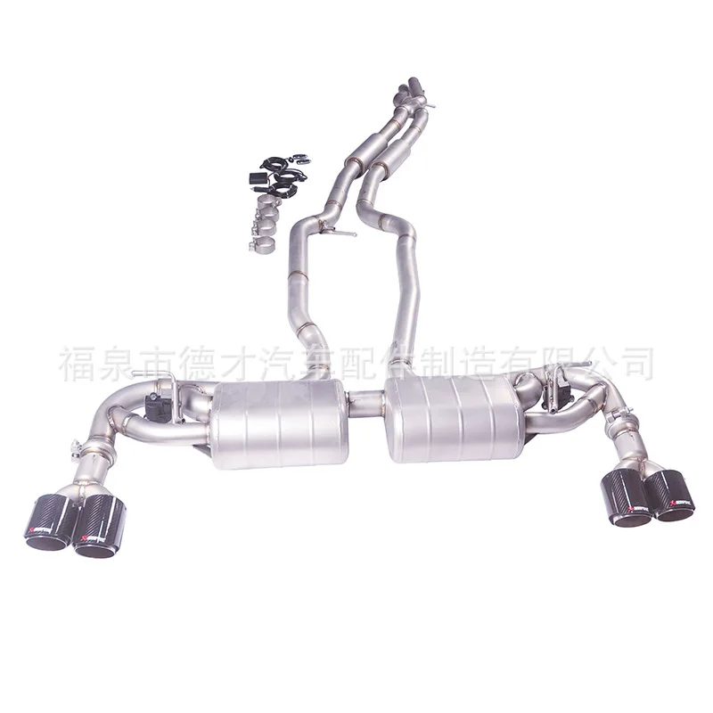 Suitable for Volkswagen Touareg 3.6L to GFC mid-tail double drum double valve four-out electronic valve exhaust system
Suitable for Volkswagen Touareg 3.6L to GFC mid-tail double drum double valve four-out electronic valve exhaust system