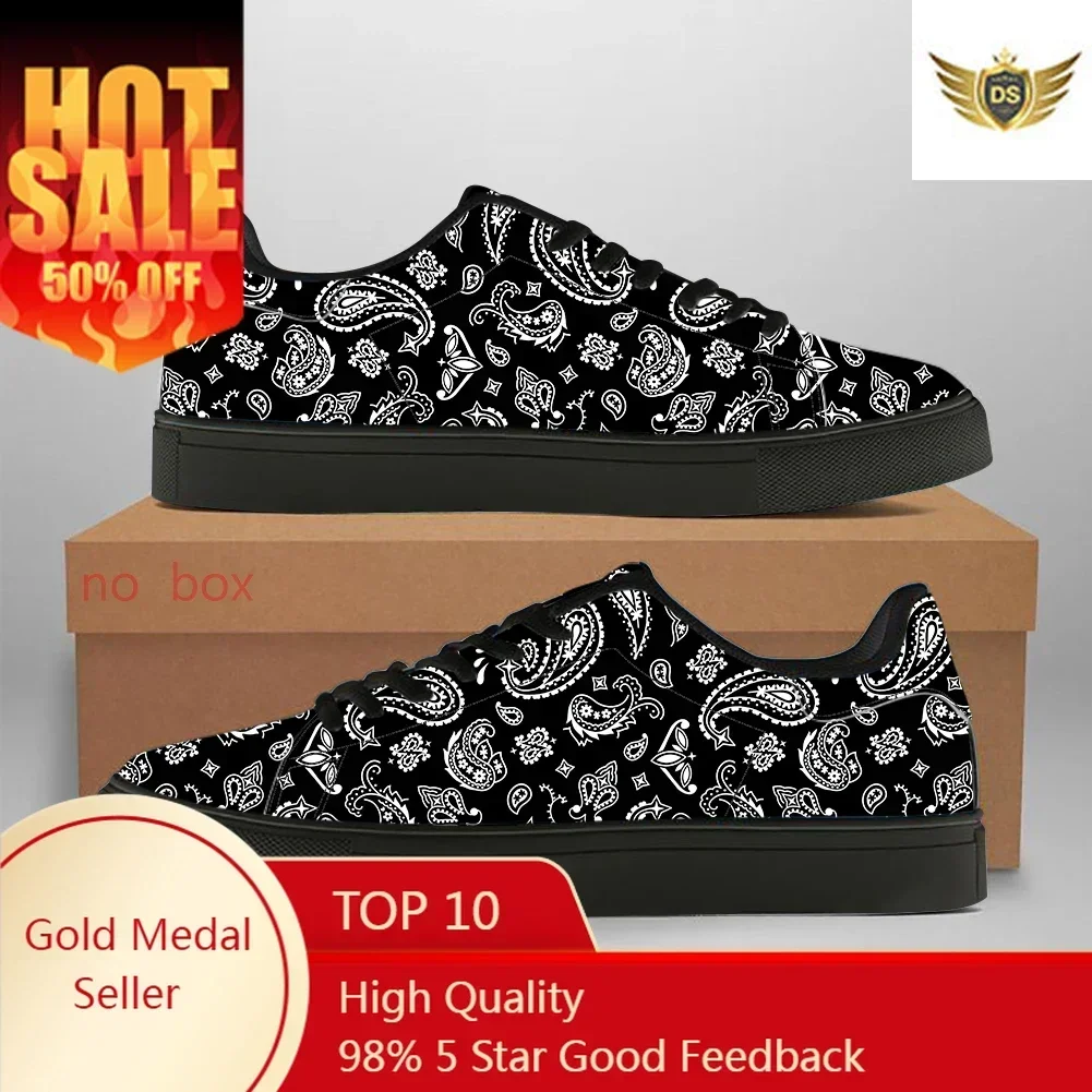 New Men High Quality Leisure Ankle Shoes Paisley Pattern Flat Bottom Leather Sneakers Couple Casual Outdoor
New Men High Quality Leisure Ankle Shoes Paisley Pattern Flat Bottom Leather Sneakers Couple Casual Outdoor