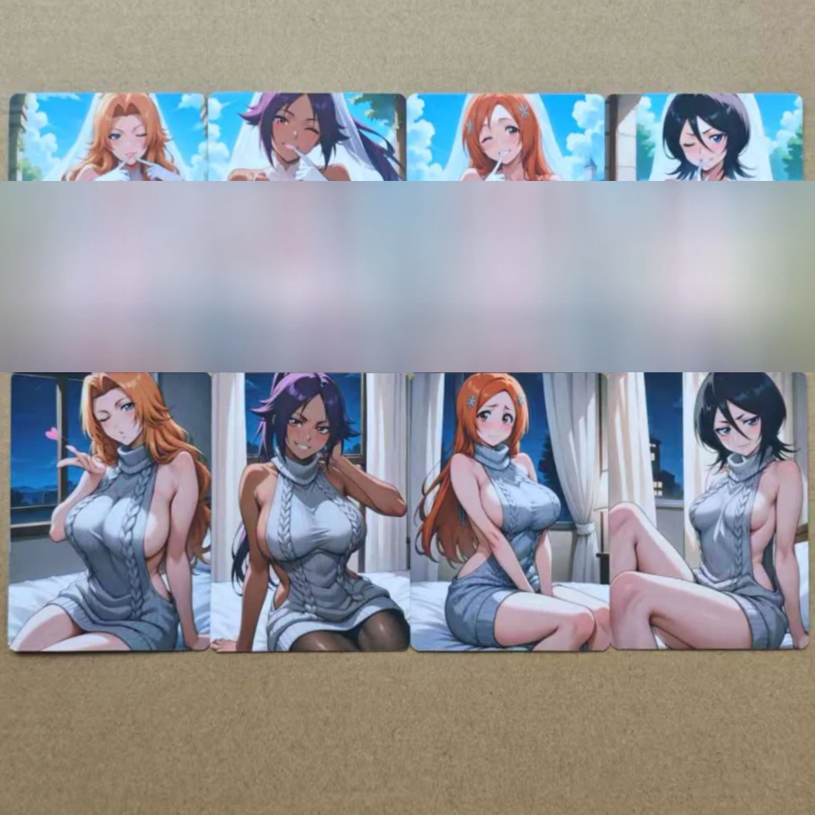 8Pcs/set Card Wedding Dress Kuchiki Rukia Shihouin Yoruichi Inoue Orihime Matsumoto Rangiku DIY Animation Collection Card
8Pcs/set Card Wedding Dress Kuchiki Rukia Shihouin Yoruichi Inoue Orihime Matsumoto Rangiku DIY Animation Collection Card