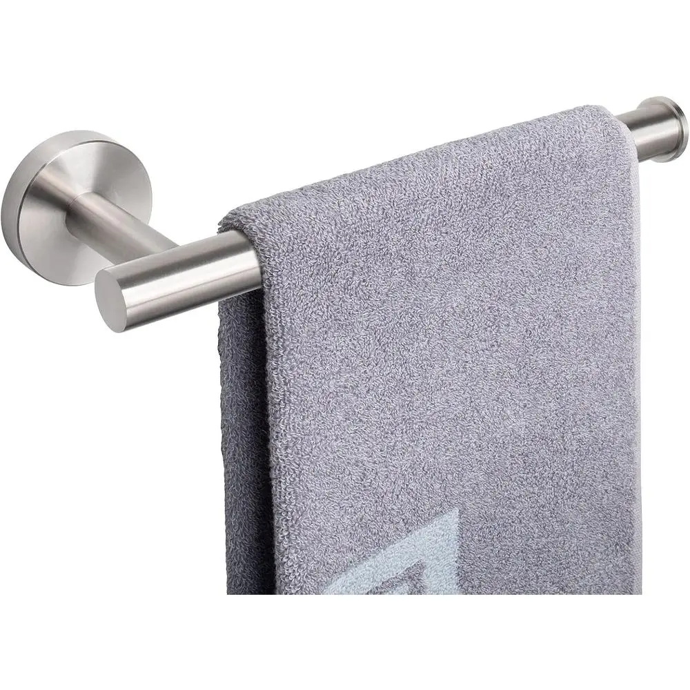 9 Inch Contemporary Wall-Mounted Hand Towel Holder, Thick Stainless Steel, Rust-Resistant, Brushed Nickel Finish
9 Inch Contemporary Wall-Mounted Hand Towel Holder, Thick Stainless Steel, Rust-Resistant, Brushed Nickel Finish
