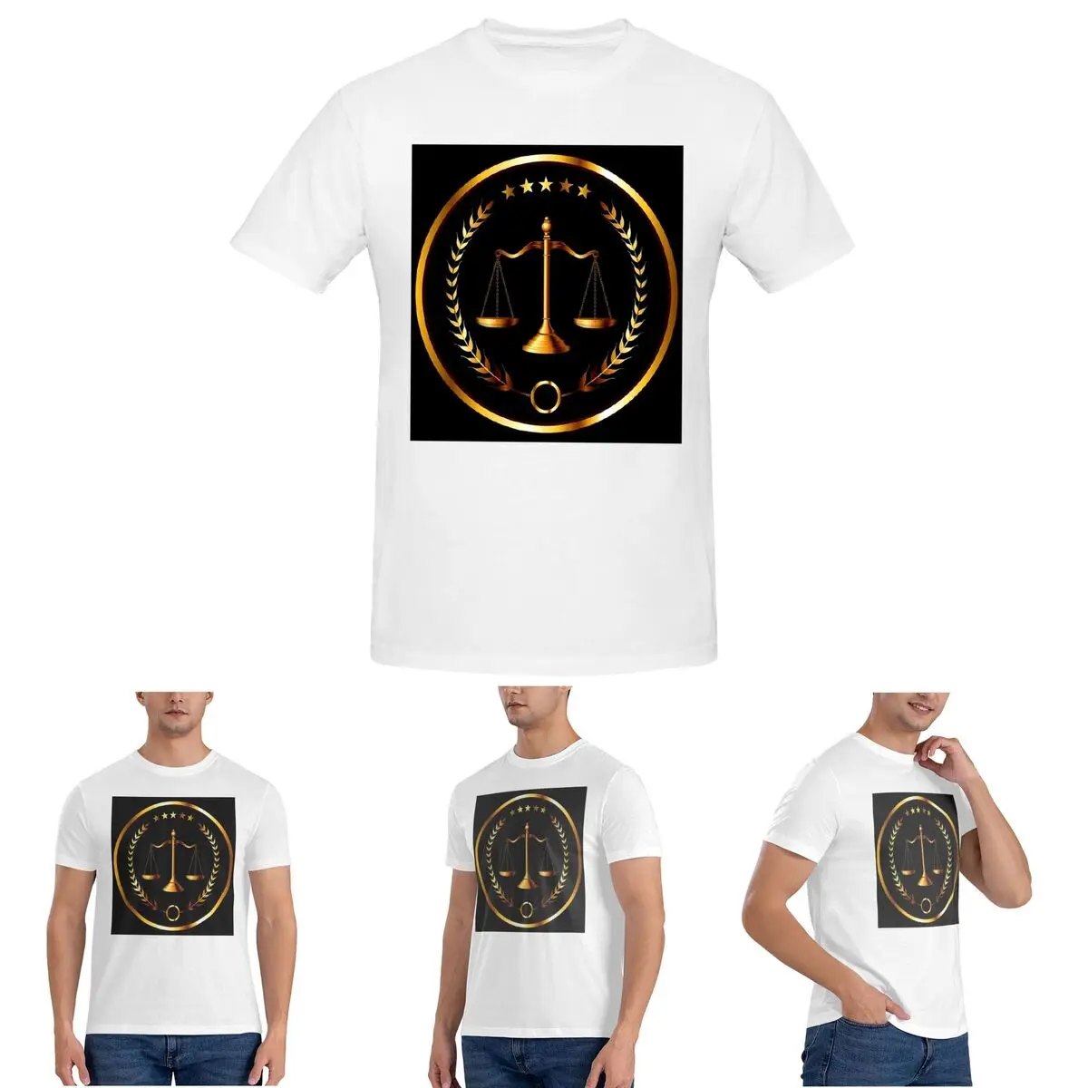 Gold Scales Of Justice Law Logo Lawyer Legal Party T-Shirt for Men Plus Size T Shirts Men's Short Sleeve Round Neck Clothes
Gold Scales Of Justice Law Logo Lawyer Legal Party T-Shirt for Men Plus Size T Shirts Men's Short Sleeve Round Neck Clothes