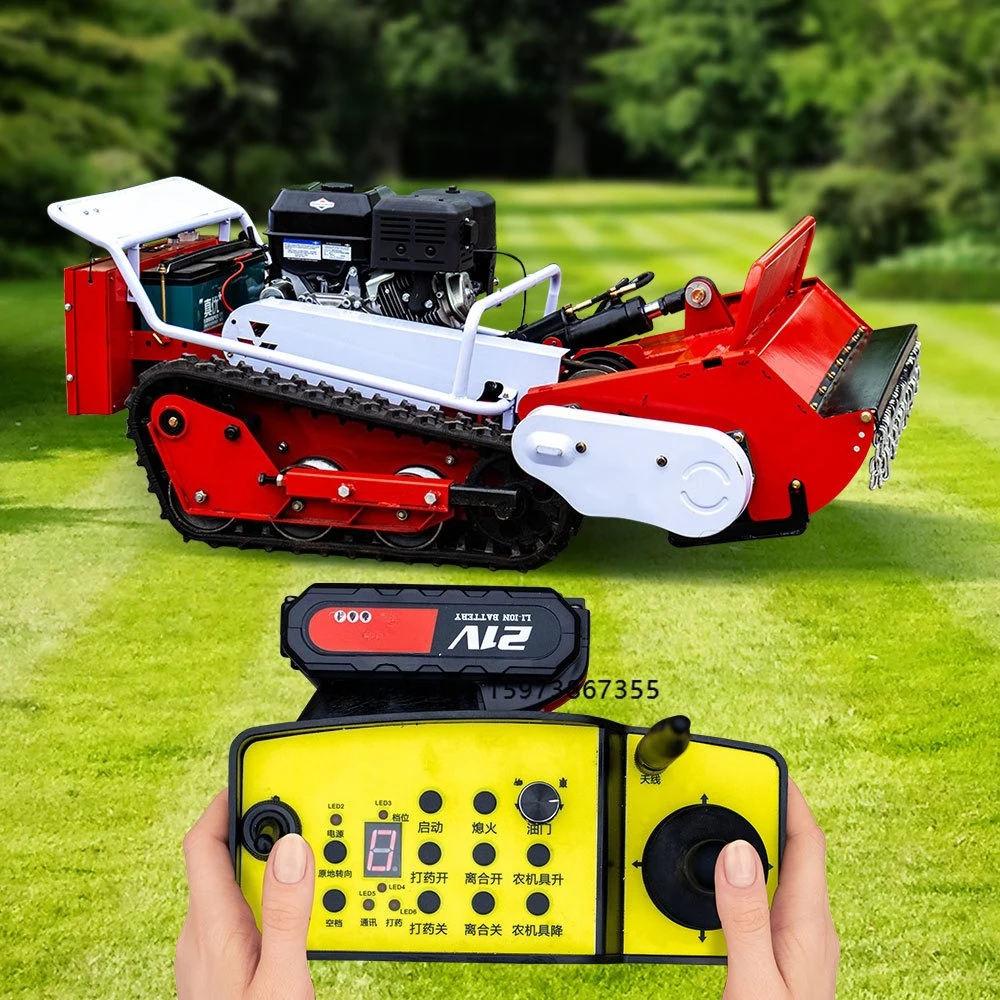 Good Price 800mm Lawn Mower Mulcher Robot Remote Control Grass Mower for Sale
Good Price 800mm Lawn Mower Mulcher Robot Remote Control Grass Mower for Sale