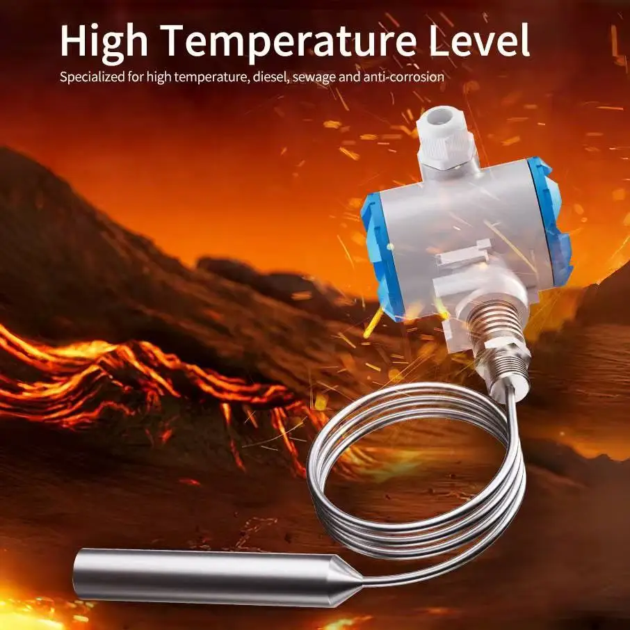 High Temperature Liquid Level Sensor 4-20mA 0-10V RS485 Diesel Oil Tank Level Sensor 0-5m Water Level Transmitter
High Temperature Liquid Level Sensor 4-20mA 0-10V RS485 Diesel Oil Tank Level Sensor 0-5m Water Level Transmitter