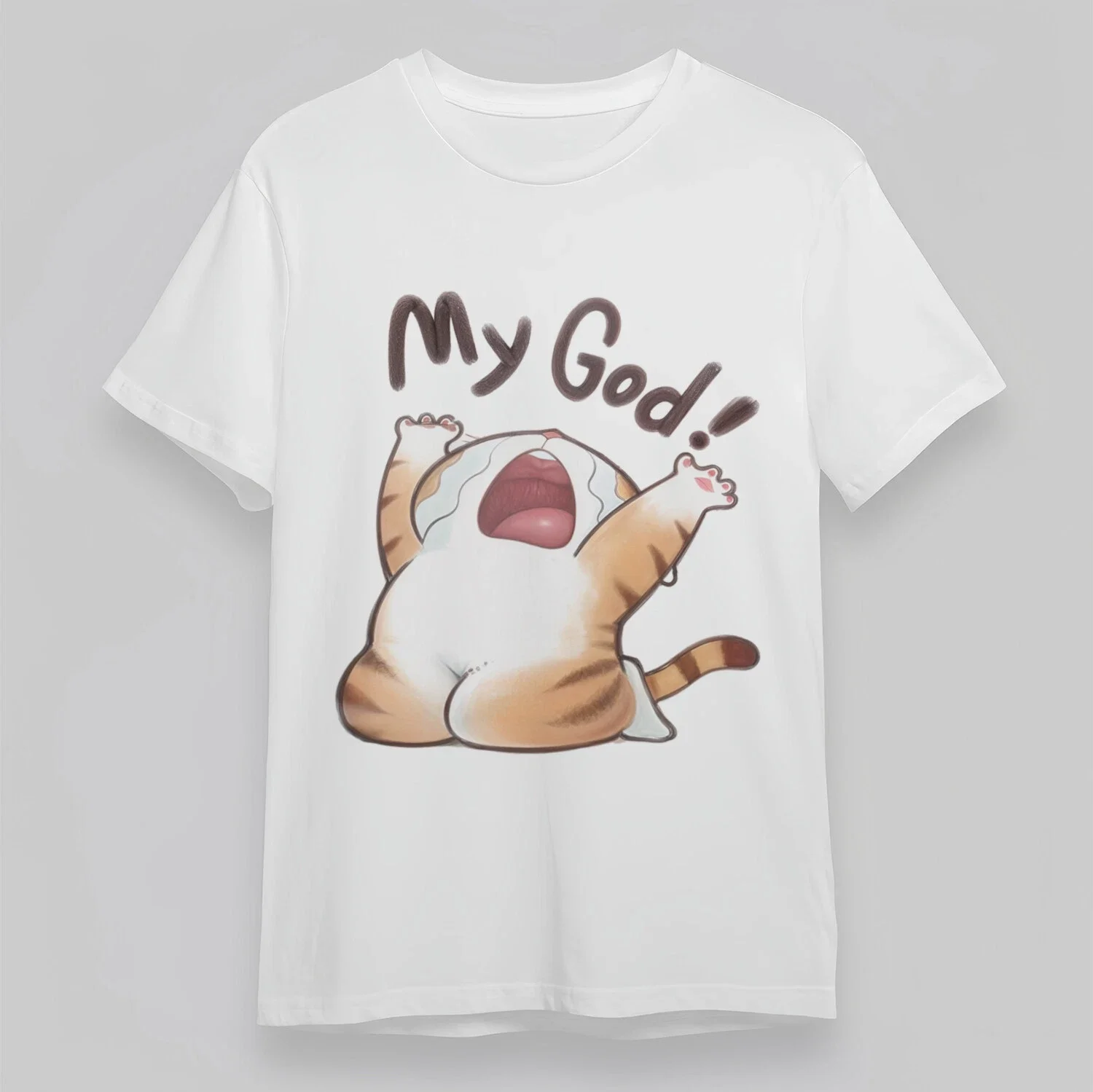 Shocked Orange Cat Graphic Printing Summer Luxury Brand Cotton Men's and Women's T-Shirts Short Sleeves Street Fashion
Shocked Orange Cat Graphic Printing Summer Luxury Brand Cotton Men's and Women's T-Shirts Short Sleeves Street Fashion