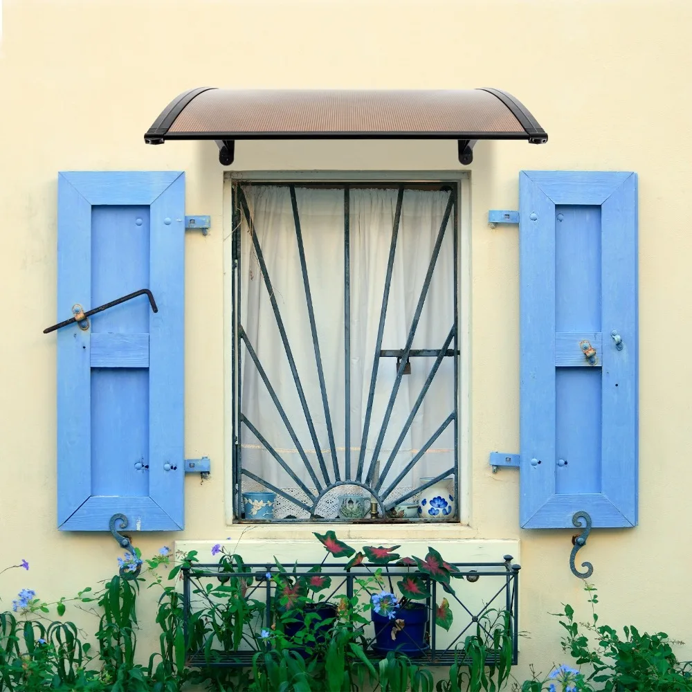 DIY 40 "x 40" оконный тент, дверной навес, уличная передняя дверь из поликарбоната
DIY 40 "x 40" оконный тент, дверной навес, уличная передняя дверь из поликарбоната