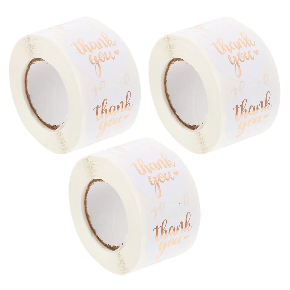 3 Rolls Thank You Stickers Self Adhesive Gift Packaging Decor Sealing Envelope Wedding Party Bag Labels
3 Rolls Thank You Stickers Self Adhesive Gift Packaging Decor Sealing Envelope Wedding Party Bag Labels