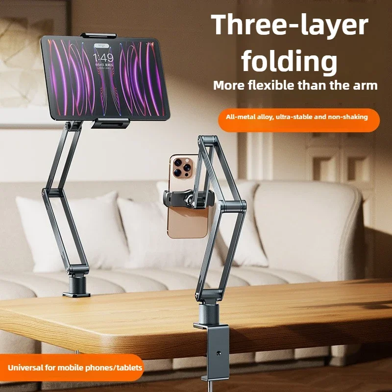 Tablet Stand Rotatable Phone Stand Long Arm Metal 180° Adjustable Holder Compatible 4-12.9 for IPad Support Iphone Accessories
Tablet Stand Rotatable Phone Stand Long Arm Metal 180° Adjustable Holder Compatible 4-12.9 for IPad Support Iphone Accessories