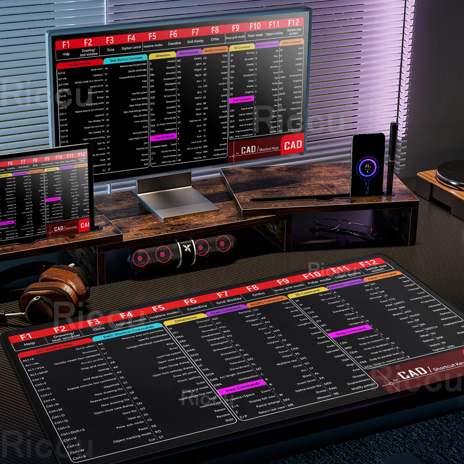CAD SolidWorks Large Shortcut Keys Mouse Pad Cheat Sheet Table Pads Cheat Sheet Keyboard Rubber Stitched Edge Non-Slip Desk Mat
CAD SolidWorks Large Shortcut Keys Mouse Pad Cheat Sheet Table Pads Cheat Sheet Keyboard Rubber Stitched Edge Non-Slip Desk Mat