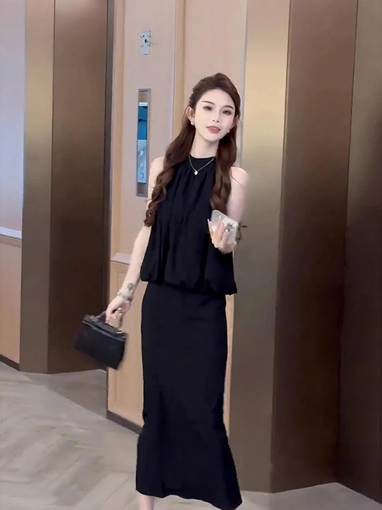 Корейский летний комплект Sle Agel Faion: новый модный топ и юбка для девушек, трендовый комплект из двух предметов с круглым вырезом
Корейский летний комплект Sle Agel Faion: новый модный топ и юбка для девушек, трендовый комплект из двух предметов с круглым вырезом