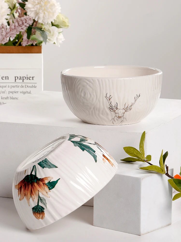 OMK Creative Wood ain Relief Deer Fruit Salad Bowl Cerc Home Use 6 Inch Bowl Ins Sle Hand Dn Illustration
OMK Creative Wood ain Relief Deer Fruit Salad Bowl Cerc Home Use 6 Inch Bowl Ins Sle Hand Dn Illustration