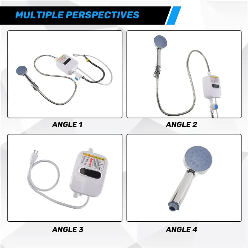 Electric Thankless Instant Hot Water Heater White Bathroom Faucet Tap Heating US Plug 110V Multi-Purpose
Electric Thankless Instant Hot Water Heater White Bathroom Faucet Tap Heating US Plug 110V Multi-Purpose