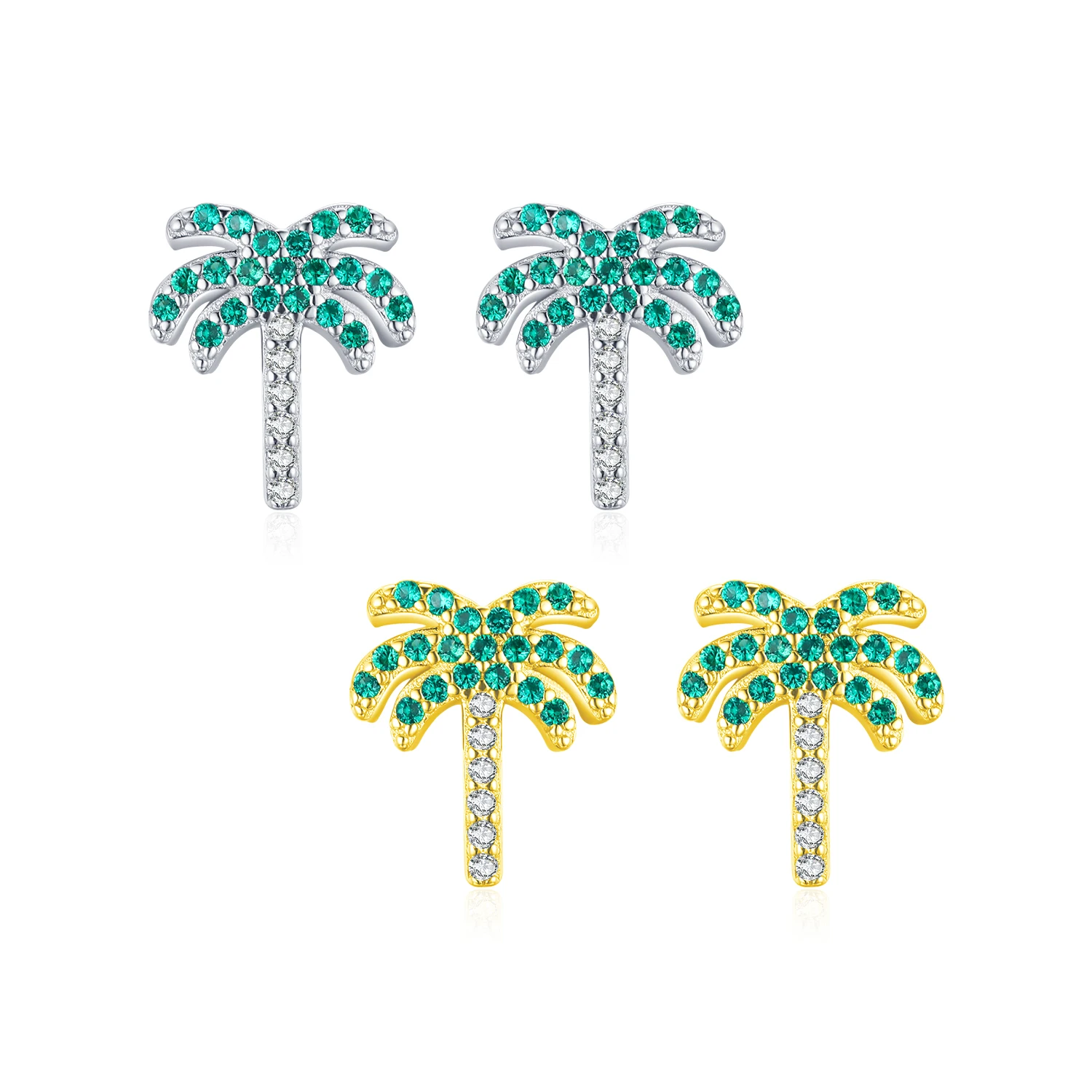 Modian 2026 New Green Crystal Trendy Coconut Tree Stud Earrings 925 Sterling Silver Plant Cute Ear Studs For Women Jewelry Arete
Modian 2026 New Green Crystal Trendy Coconut Tree Stud Earrings 925 Sterling Silver Plant Cute Ear Studs For Women Jewelry Arete