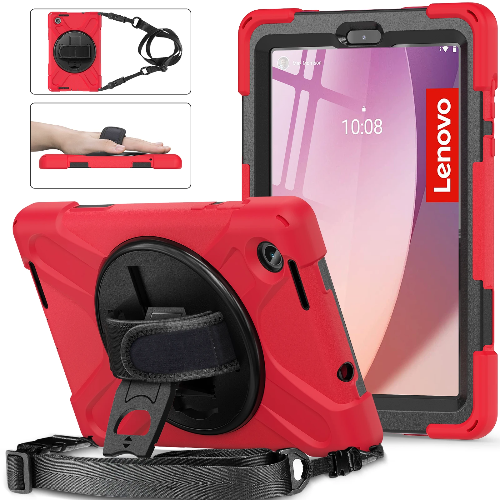 Silicone Safe Case for Lenovo Tab M8 Gen4 TB-300FU 2023 TB-301XU 2024 Shockproof 3-Layer Full Body Protective tablet Cover case
Silicone Safe Case for Lenovo Tab M8 Gen4 TB-300FU 2023 TB-301XU 2024 Shockproof 3-Layer Full Body Protective tablet Cover case