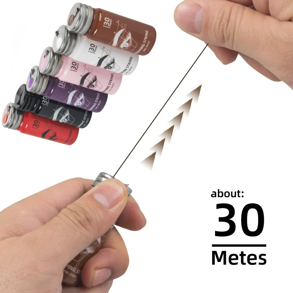 30M Eyebrow Mapping Pre-ink String Permanent Microblading Tattoo Brows Dyeing Thread PMU Positioning Line Makeup Measure Tools
30M Eyebrow Mapping Pre-ink String Permanent Microblading Tattoo Brows Dyeing Thread PMU Positioning Line Makeup Measure Tools
