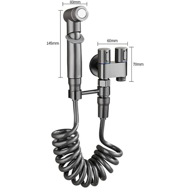 1-In-2-Out Dual Control Valve Mini Multi-Function Faucet Mini Shower Pressure Bathroom Faucet Kit for Bidet and Shower-CJAS
1-In-2-Out Dual Control Valve Mini Multi-Function Faucet Mini Shower Pressure Bathroom Faucet Kit for Bidet and Shower-CJAS