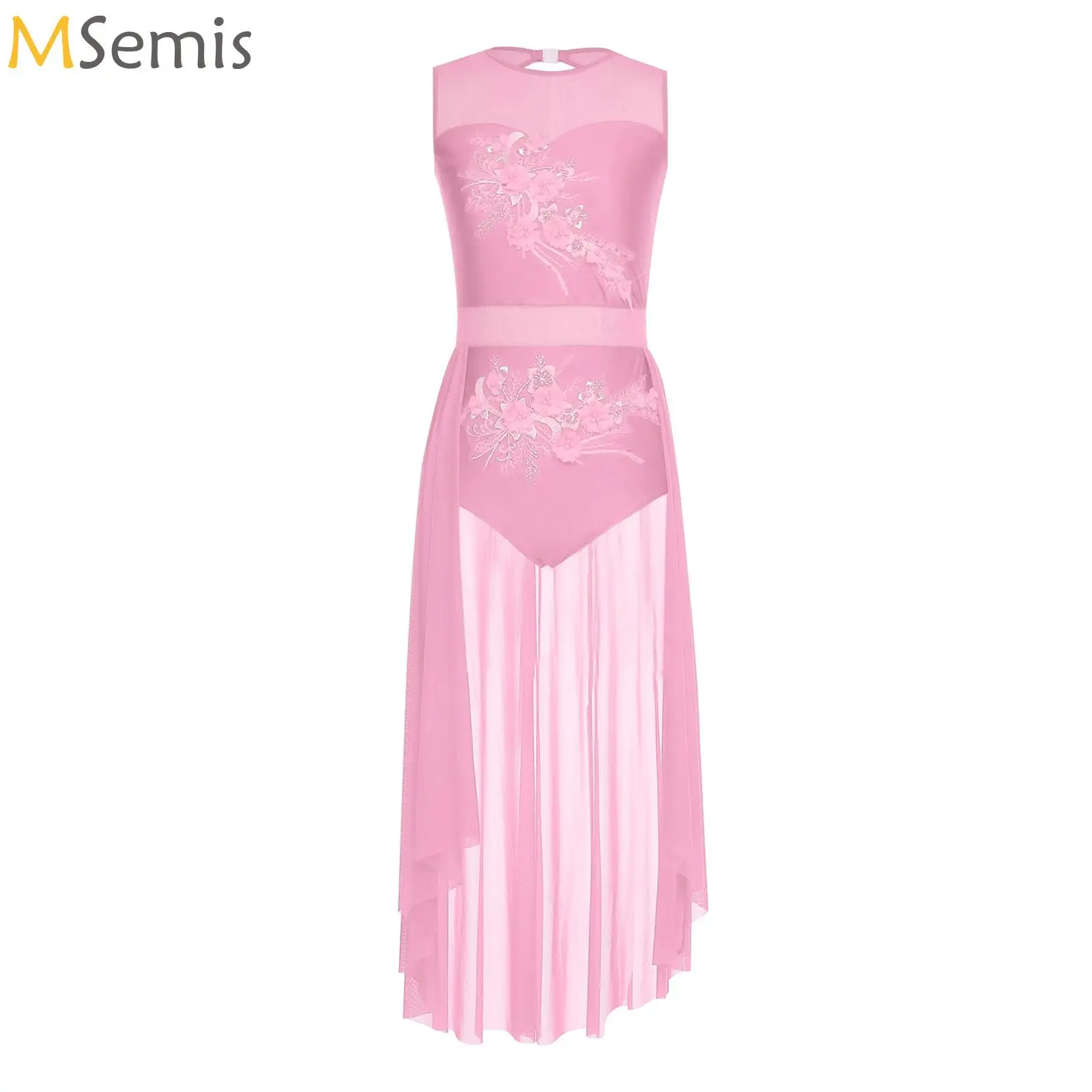 Women Lyrical Dance Dress Ballet Dancing Modern Contemporary Competition Performance Costume Applique Flower Flowing Maxi Dress
Women Lyrical Dance Dress Ballet Dancing Modern Contemporary Competition Performance Costume Applique Flower Flowing Maxi Dress