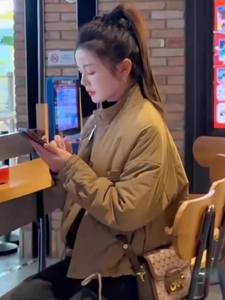 Модная женская свободная рабочая блузка из хлопка с воротником-стойкой, осенне-зимняя новинка с пуговицами
Модная женская свободная рабочая блузка из хлопка с воротником-стойкой, осенне-зимняя новинка с пуговицами