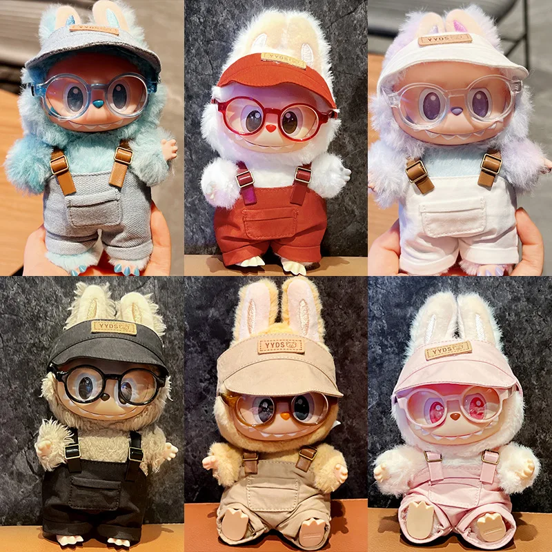 17cm Labubu Clothes Doll Outfits 1st-3rd Gen Sitting Party Duckbill Cap Overalls Set Outfits EXO KPOP Girls Favorite
17cm Labubu Clothes Doll Outfits 1st-3rd Gen Sitting Party Duckbill Cap Overalls Set Outfits EXO KPOP Girls Favorite