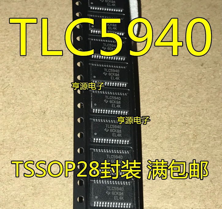 10 шт. Оригинальный Новый светодиодный чип драйвера TLC5940PWP TLC5940PWPR TLC5940
10 шт. Оригинальный Новый светодиодный чип драйвера TLC5940PWP TLC5940PWPR TLC5940