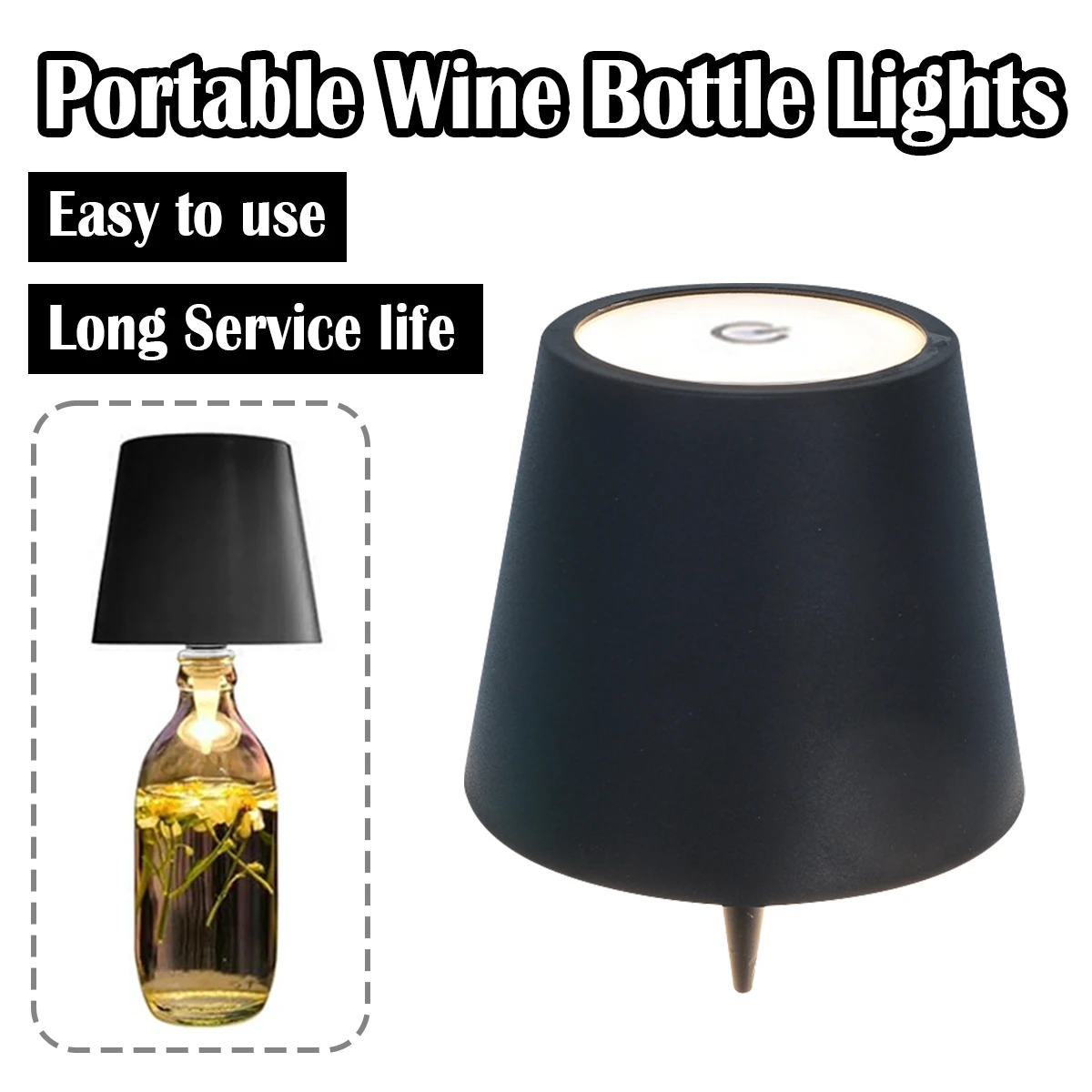 Wireless Touch Control Bottle Table Lamp Soft Warm White Night Lights Led Light Usb Rechargeable Stepless Dimming Portable Small
Wireless Touch Control Bottle Table Lamp Soft Warm White Night Lights Led Light Usb Rechargeable Stepless Dimming Portable Small