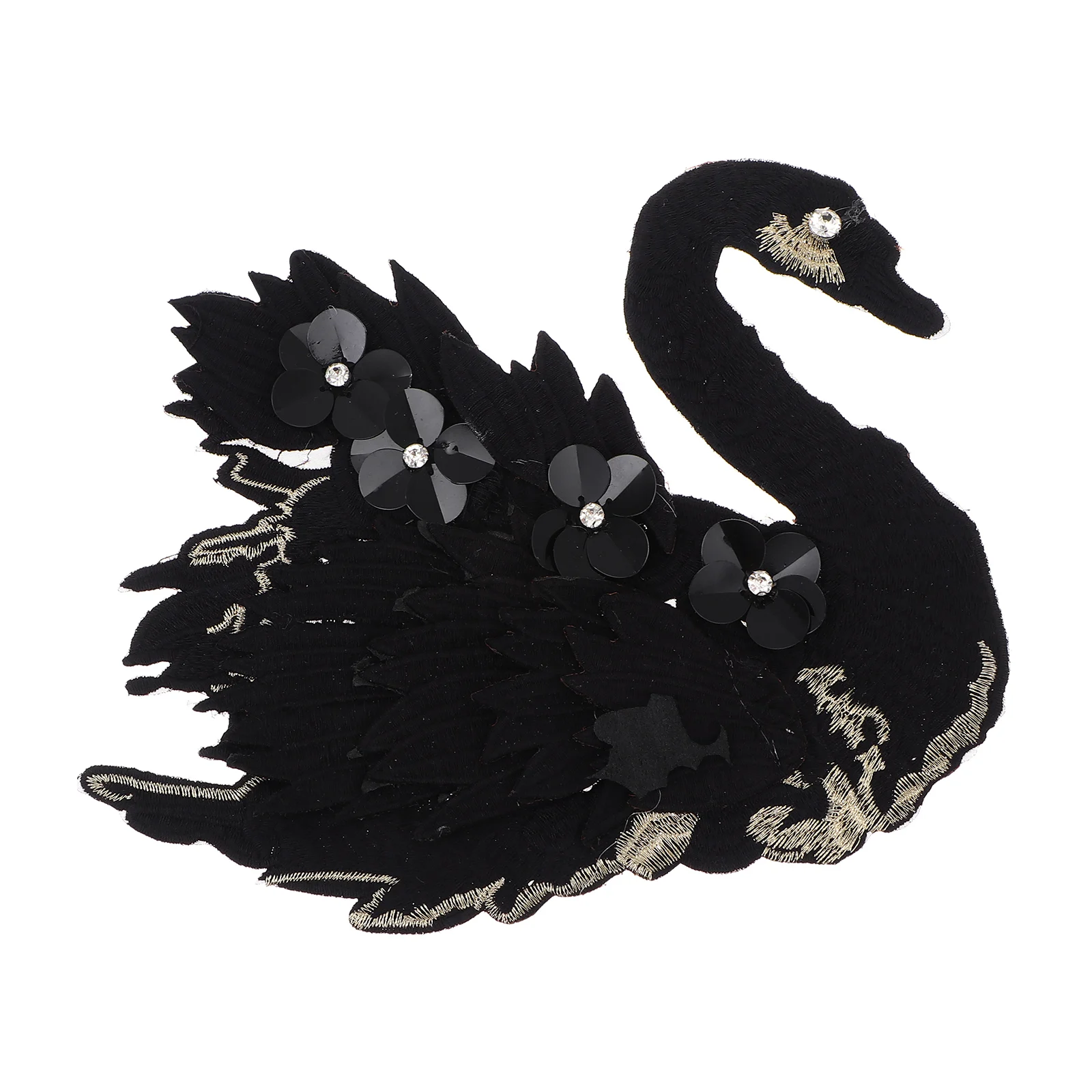 Swan Embroidery Patches Applique Black Handmade Sticky Beads Flowers Patch for Clothes Bags Bed Sheets Sewing Supplies
Swan Embroidery Patches Applique Black Handmade Sticky Beads Flowers Patch for Clothes Bags Bed Sheets Sewing Supplies