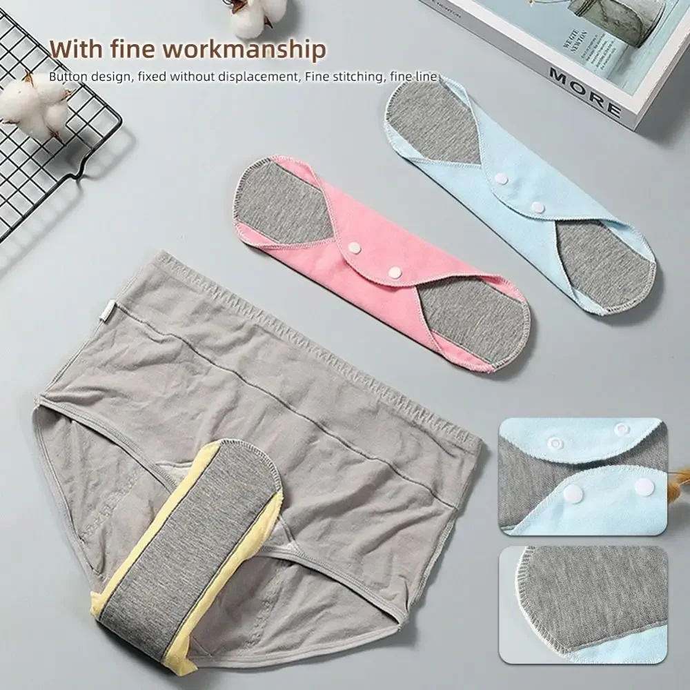 Reusable Graphene Antibacterial Sanitary Napkins, Leakproof Waterproof Soft Cotton Pads, for Women Menstrual Period Care H2756
Reusable Graphene Antibacterial Sanitary Napkins, Leakproof Waterproof Soft Cotton Pads, for Women Menstrual Period Care H2756