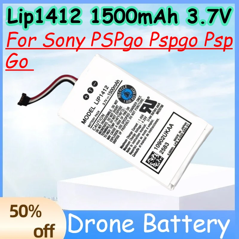 Lip1412 1500mAh 3.7V Rechargeable Batteries for Sony PSPgo Pspgo Psp Go Lithium-ion Battery Pack
Lip1412 1500mAh 3.7V Rechargeable Batteries for Sony PSPgo Pspgo Psp Go Lithium-ion Battery Pack