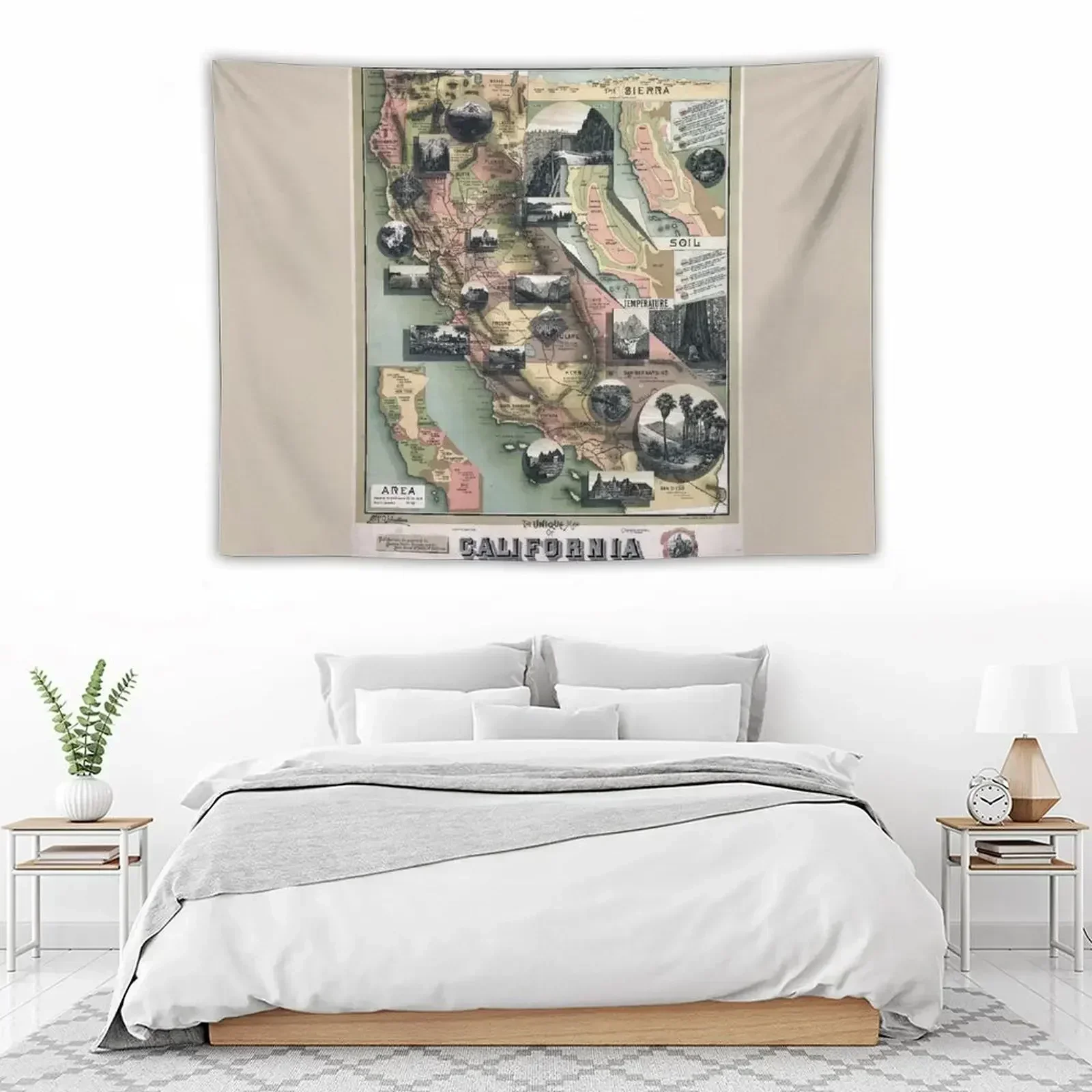 Unique Map of California (1888) Tapestry Wallpapers Home Decor Aesthetic Room Decor Tapestry
Unique Map of California (1888) Tapestry Wallpapers Home Decor Aesthetic Room Decor Tapestry