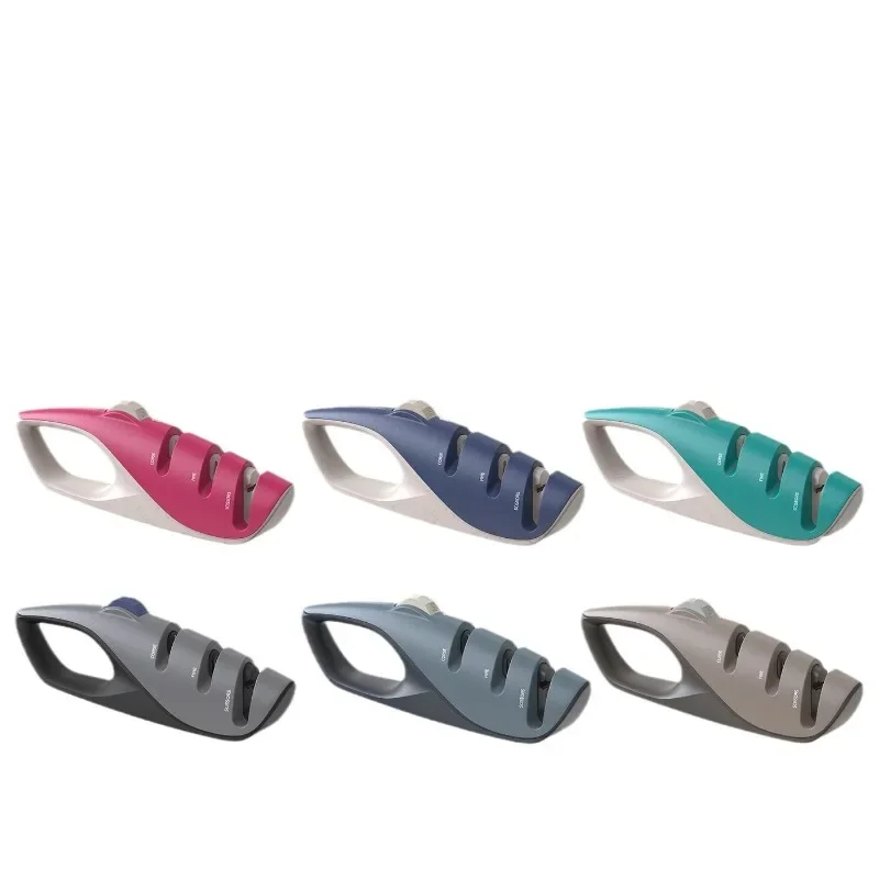 Manual stainless steel kitchen knife sharpener 
Manual stainless steel kitchen knife sharpener