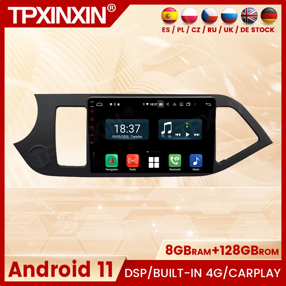 Мультимедийная магнитола для Kia, мультимедийный плеер 2 Din на Android 11 с GPS, Bluetooth, для Kia Picanto Morning 2012, 2013, 2014, 2015
Мультимедийная магнитола для Kia, мультимедийный плеер 2 Din на Android 11 с GPS, Bluetooth, для Kia Picanto Morning 2012, 2013, 2014, 2015