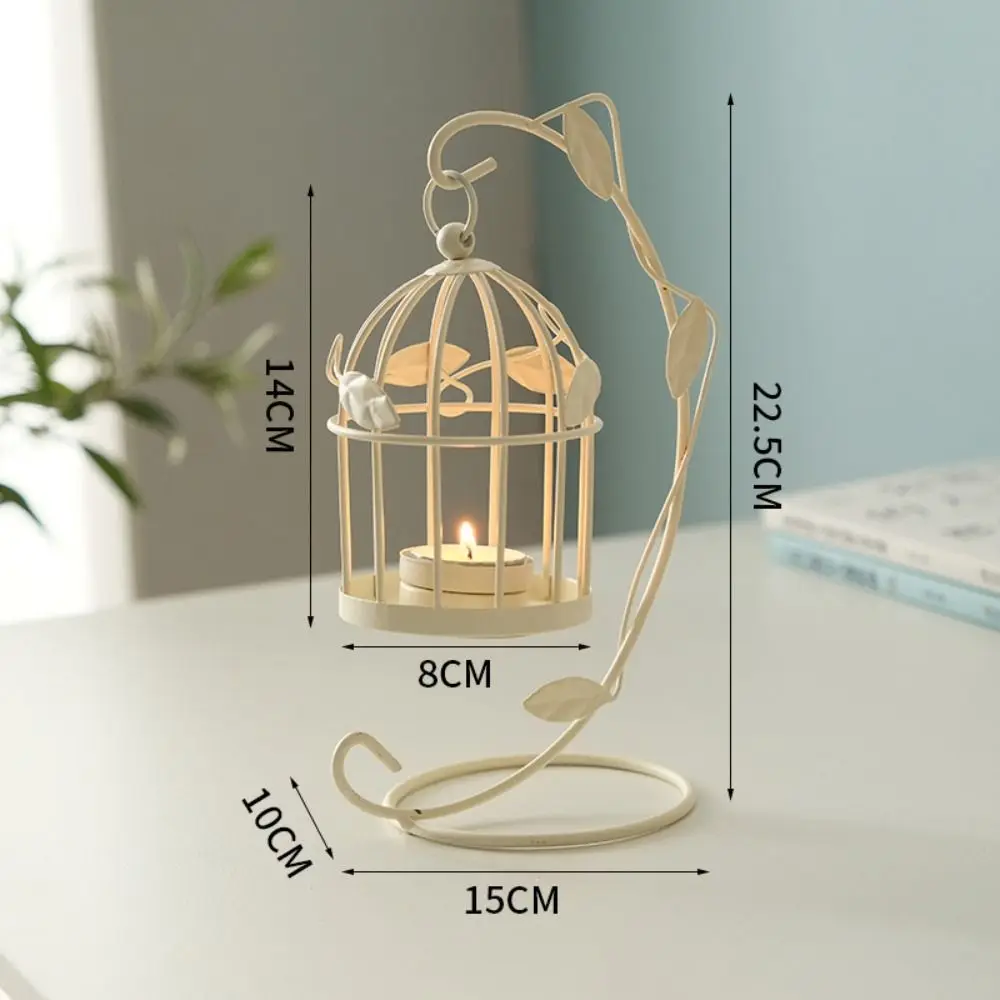 Iron Craft Birdcage Candle Lamp Suspension Design Hollow Leaf Candle Holder Black White Iron Candlestick Ornaments Living Room
Iron Craft Birdcage Candle Lamp Suspension Design Hollow Leaf Candle Holder Black White Iron Candlestick Ornaments Living Room