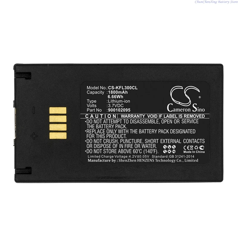 Cameron Sino 3.7V 1800mAh Communication & Conferencing Battery 900102095 for Konftel 55W 55WX Conference Phone
Cameron Sino 3.7V 1800mAh Communication & Conferencing Battery 900102095 for Konftel 55W 55WX Conference Phone