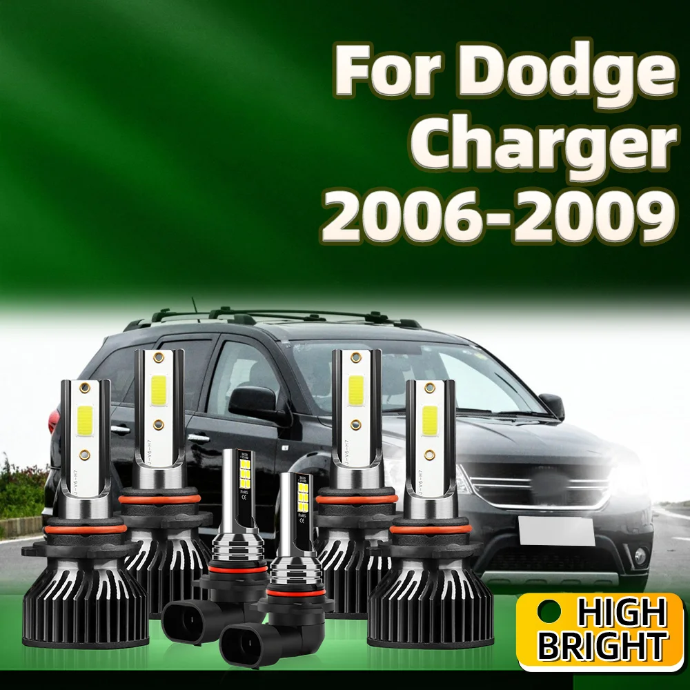 6Pcs 6000K Led Lamp 6000K Car Lights 9005 9006 Headlight 9145 Fog Bulb For Dodge Charger 2006 2007 2008 2009
6Pcs 6000K Led Lamp 6000K Car Lights 9005 9006 Headlight 9145 Fog Bulb For Dodge Charger 2006 2007 2008 2009