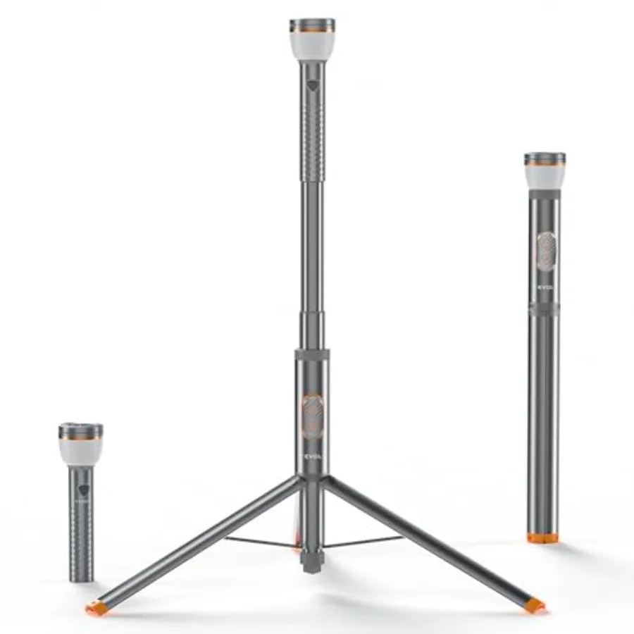 Telescopic Camping Light 800 Lumens IP65 Waterproof USB Rechargeable Magnetic Base Adjustable Height Outdoor Hiking Emergency L
Telescopic Camping Light 800 Lumens IP65 Waterproof USB Rechargeable Magnetic Base Adjustable Height Outdoor Hiking Emergency L