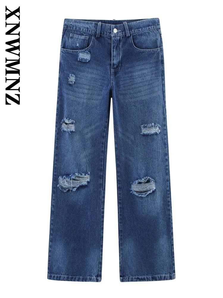 XNWMNZ 2025 Summer New Woman's Fashion Button Bottoms Long Pants Streetwear Female High Waist Ruffles Regular Fit Pockets Jeans
XNWMNZ 2025 Summer New Woman's Fashion Button Bottoms Long Pants Streetwear Female High Waist Ruffles Regular Fit Pockets Jeans