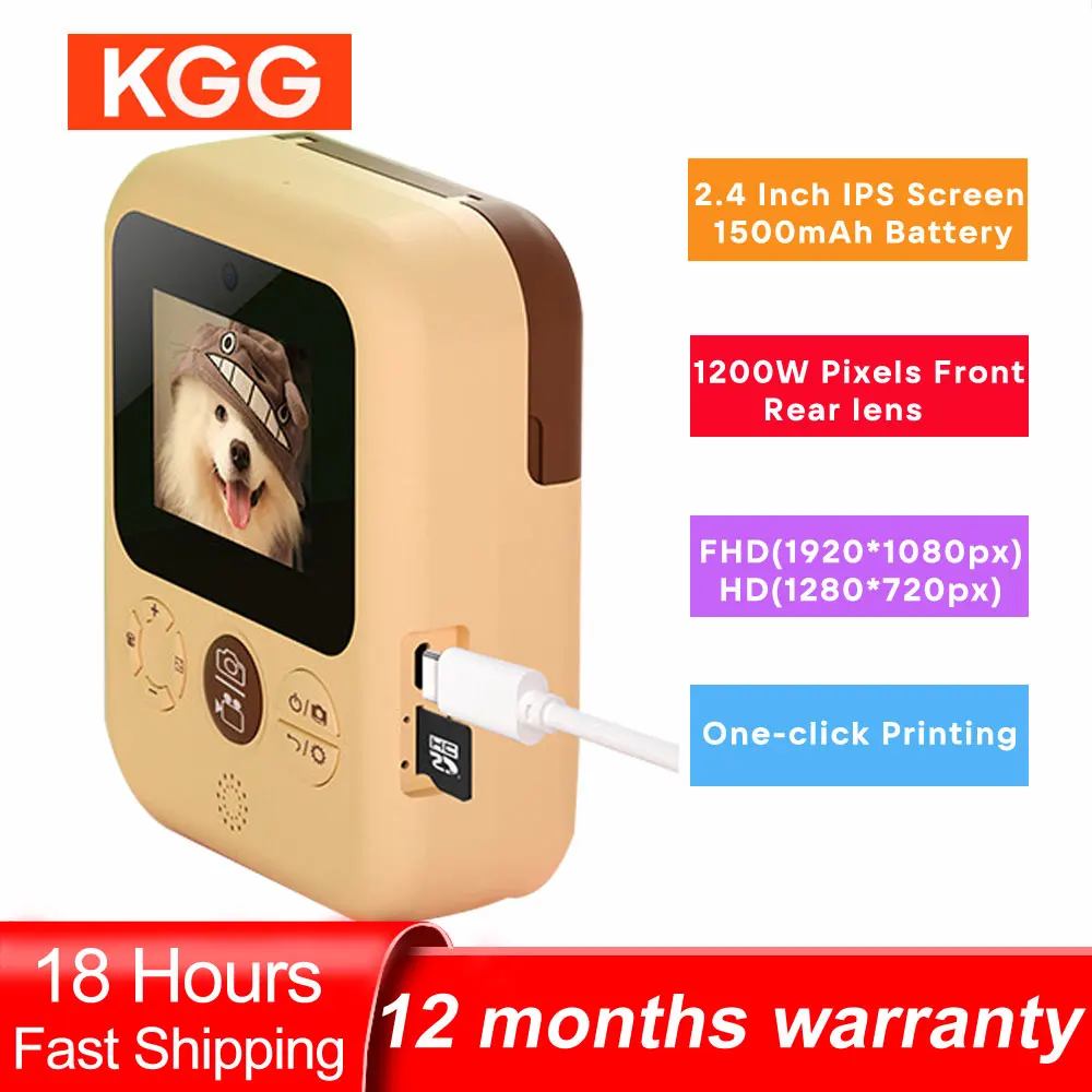 Kids Instant Camera HD 1080i/P Video Recording Dual Lens Thermal Paper Photo Printing Children Birthday Christmas Toys Gifts
Kids Instant Camera HD 1080i/P Video Recording Dual Lens Thermal Paper Photo Printing Children Birthday Christmas Toys Gifts