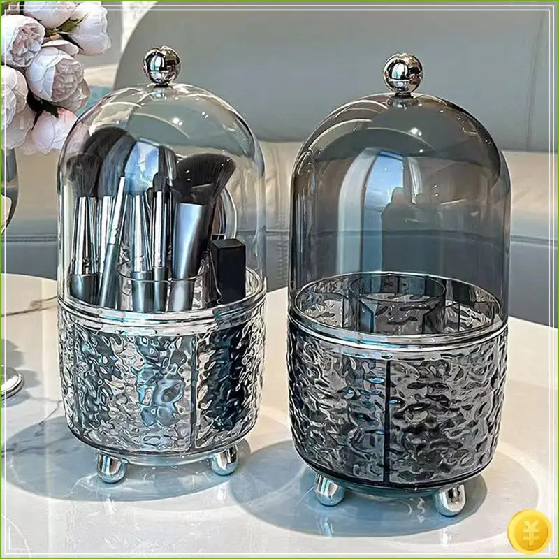 Makeup Brush Holder With Lid 360 Rotating Clear Dustproof Make Up Brushes Container -A Durable Easy Install Easy To Use
Makeup Brush Holder With Lid 360 Rotating Clear Dustproof Make Up Brushes Container -A Durable Easy Install Easy To Use
