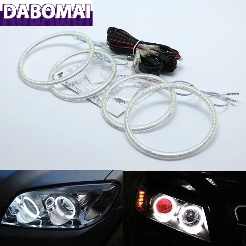 Ультраяркие белые светодиодные кольца SMD Angel Eyes 2600LM 12V, комплект дневных ходовых огней для CHEVROLET CAPTIVA S3X 2006 - 2011
Ультраяркие белые светодиодные кольца SMD Angel Eyes 2600LM 12V, комплект дневных ходовых огней для CHEVROLET CAPTIVA S3X 2006 - 2011