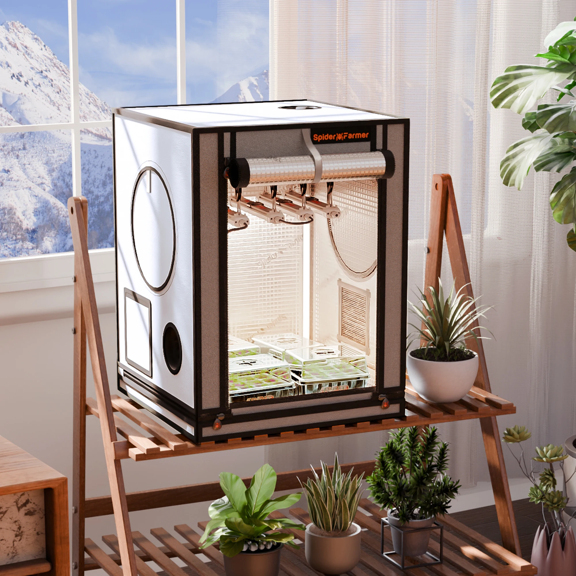 Spider Farmer Grow Tent 60x60x80CM Reflective Mylar 2000D Oxford Cloth Indoor Home Box For Indoor Home Box Hydroponic 3x3x6FT
Spider Farmer Grow Tent 60x60x80CM Reflective Mylar 2000D Oxford Cloth Indoor Home Box For Indoor Home Box Hydroponic 3x3x6FT