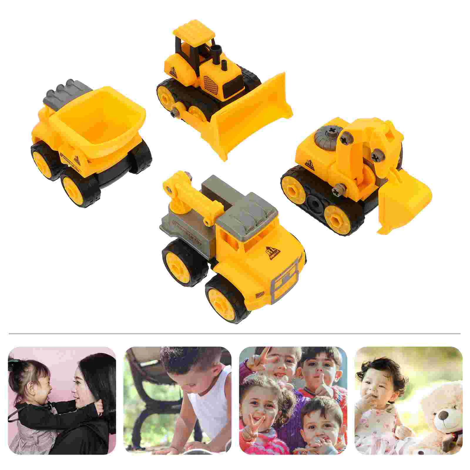 4 Pcs Toy Car Assembly Model Kids Toys for Toddlers Take Apart Mini Children Vehicle Plaything The Back Baby
4 Pcs Toy Car Assembly Model Kids Toys for Toddlers Take Apart Mini Children Vehicle Plaything The Back Baby