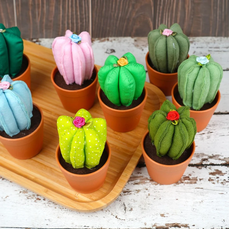 Artificial Cloth Cactus Flower Pot Ornament Realistic Fabric Cactus Desktop Decoration Trendy Farmhouse Home Indoor Table Decor
Artificial Cloth Cactus Flower Pot Ornament Realistic Fabric Cactus Desktop Decoration Trendy Farmhouse Home Indoor Table Decor