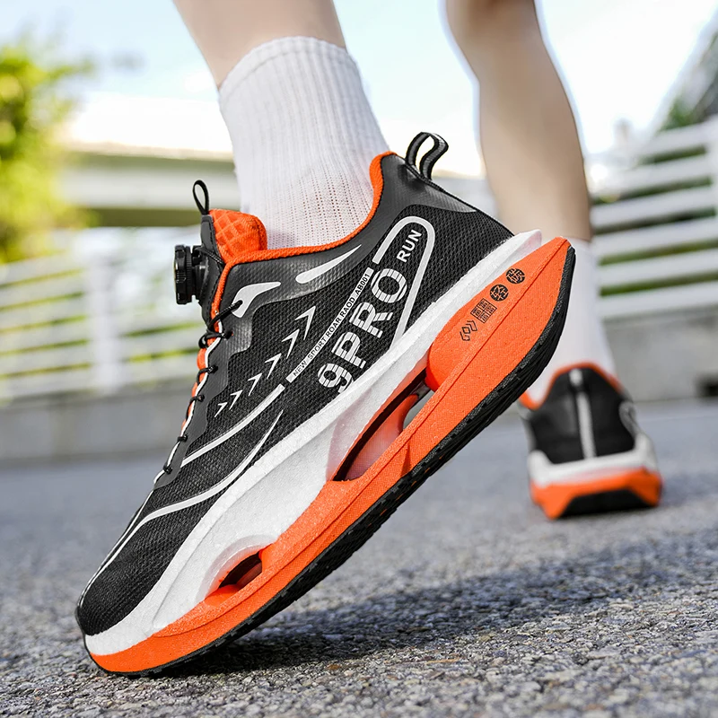 New Men's Carbon Plate Sneakers Outdoor Soft Sole Mesh Sports Shoes Running Shoes Light Anti-Slip Casual Couple Tennis Shoes
New Men's Carbon Plate Sneakers Outdoor Soft Sole Mesh Sports Shoes Running Shoes Light Anti-Slip Casual Couple Tennis Shoes