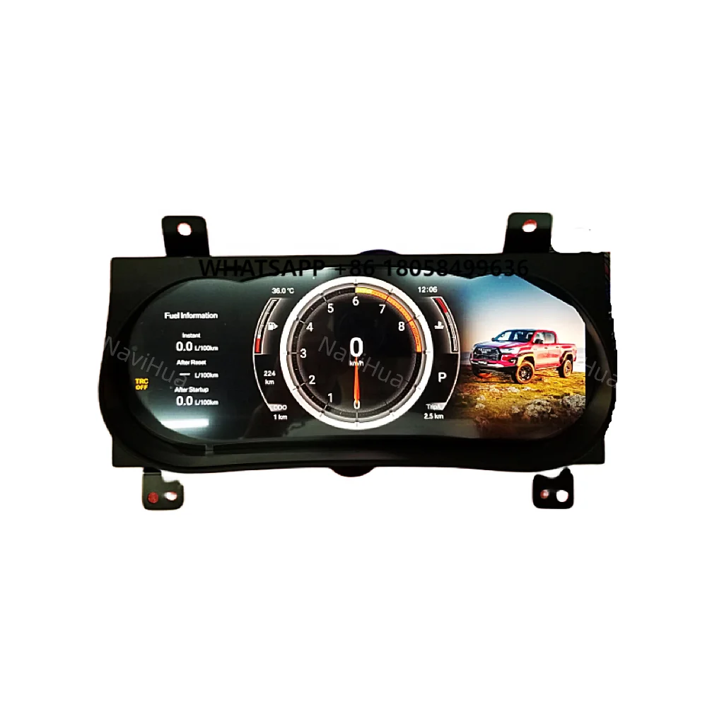 NaviHua 12.3" for Toyta Hilux 2015 2022 Car LCD Dashboard Digital Cluster Automotive Speedometer Virtual Cockpit New Arrival
NaviHua 12.3" for Toyta Hilux 2015 2022 Car LCD Dashboard Digital Cluster Automotive Speedometer Virtual Cockpit New Arrival