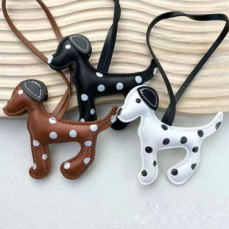 Exquisite Spotted Dalmatian PU Leather Keychain Cute Puppy Fashion Bag Charm For Purse Backpack Gift For Dog Lovers-PU Leather
Exquisite Spotted Dalmatian PU Leather Keychain Cute Puppy Fashion Bag Charm For Purse Backpack Gift For Dog Lovers-PU Leather