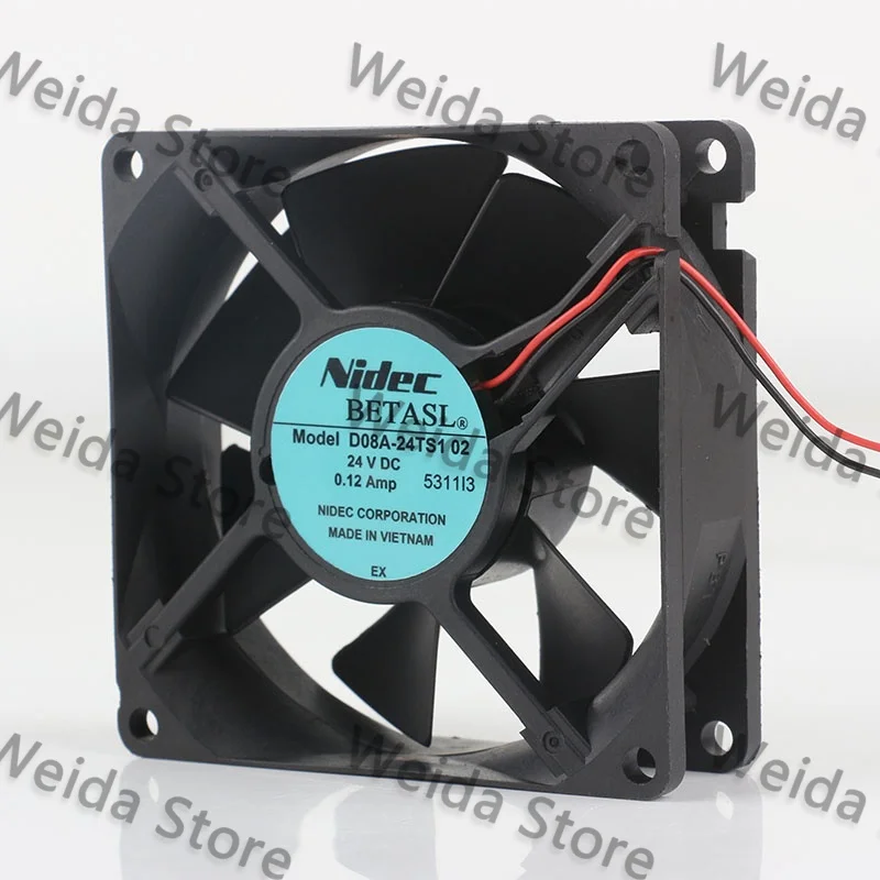 Nidec DC 24V 0.12A AC EC 8025 Industrial Control computer 8CM Inverter 80X80X25MM Two-wire D08A-24TS1 02 Cooling fan
Nidec DC 24V 0.12A AC EC 8025 Industrial Control computer 8CM Inverter 80X80X25MM Two-wire D08A-24TS1 02 Cooling fan