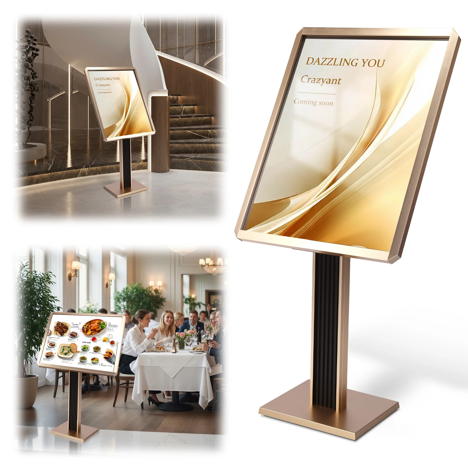 Sign Holder Floor Stand 20x27inch/24x31.5inch Pedestal Floor Signage Standing Holder Adjustable for Malls Schools Restaurants
Sign Holder Floor Stand 20x27inch/24x31.5inch Pedestal Floor Signage Standing Holder Adjustable for Malls Schools Restaurants