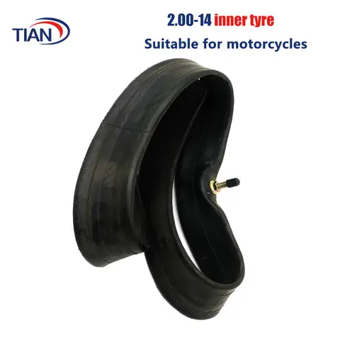 Motorcycle Air Chamber 14 Inch 2.00-14 Inner Tube for Dirt Bike Pit Bike Off Road Motorcycle Tyre